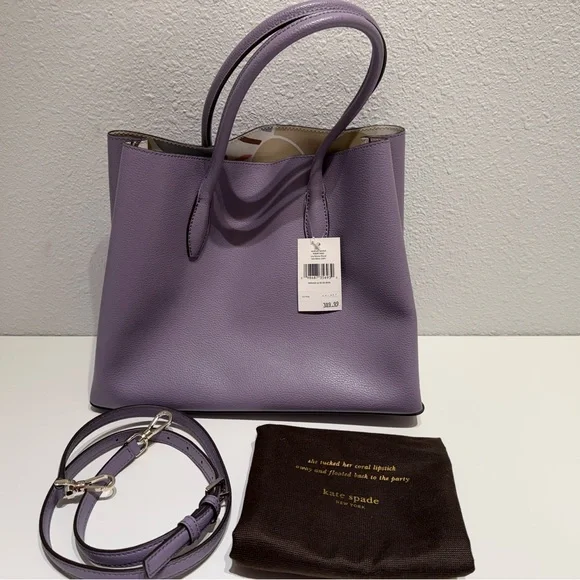 Kate Spade Lavender Satchel Bag - Picture 2 of 4
